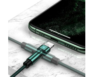USAMS Kabel pleciony obrotowy U60 2A Lightning zielony - 1569067 - zdjęcie 5