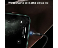 USAMS Kabel pleciony obrotowy U60 2A Lightning zielony - 1569067 - zdjęcie 9