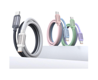 USAMS Kabe PD 60W USB-C/USB-C 1,2m zielono fioletowy - 1569075 - zdjęcie 3
