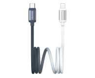 Kabel Lightning USAMS Kabel 30W USB-C/Lightning 1,2m czarno biały