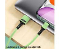 USAMS Kabel U52 USB-C 2A Fast Charge 1m zielony/green - 1569073 - zdjęcie 2
