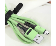 USAMS Kabel U52 USB-C 2A Fast Charge 1m zielony/green - 1569073 - zdjęcie 4