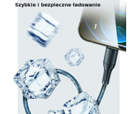 USAMS Kabel U68 microUSB 2A Fast Charge 1m czarny SJ502USB01 - 1569033 - zdjęcie 4