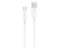 Kabel USB USAMS Kabel U68 microUSB 2A Fast Charge 1m biały SJ502USB02