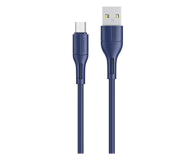 Kabel USB USAMS Kabel U68 microUSB 2A Fast Charge1m niebieski SJ502USB03