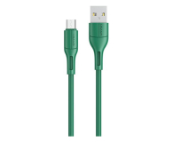 Kabel USB USAMS Kabel U68 microUSB 2A Fast Charge1m zielony SJ502USB04