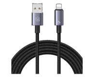 USAMS Kabel USB na Lightning 2,4A 1,2m Fast Charging stalowy - 1569036 - zdjęcie 2