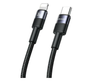 USAMS Kabel USB-C na Lightning 30W 1,2m czarny - 1569129 - zdjęcie 1