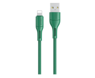 USAMS Kabel lightning 2A Fast Charge 1m zielony - 1569118 - zdjęcie 1