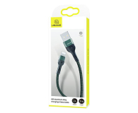USAMS Kabel pleciony 2A lightning U55 zielony - 1569133 - zdjęcie 2