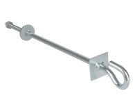 ExtraLink Śruba hakowa do wieszania uchwytów odciągowych 16/450mm - 1544097 - zdjęcie 1