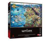 Puzzle z gier Merch Gaming Puzzle: The Witcher (Wiedźmin) The Northern Realms Ma