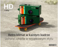 Silver Monkey Kompaktowa Kamera Cyfrowa RetroCAM zielona - 1571155 - zdjęcie 4