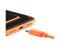 USAMS Kabel 3A Silicone Fast Charging USB-C pomarańczowy - 1569056 - zdjęcie 10