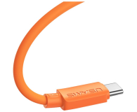 USAMS Kabel 3A Silicone Fast Charging USB-C pomarańczowy - 1569056 - zdjęcie 11