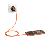 USAMS Kabel 3A Silicone Fast Charging USB-C pomarańczowy - 1569056 - zdjęcie 14