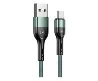 Kabel USB USAMS Kabel pleciony U55 2A micro USB U55 zielony