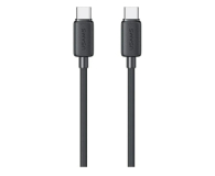 USAMS Kabel US-SJ691 60W USB-C do USB-C 1m czarny - 1569097 - zdjęcie 1