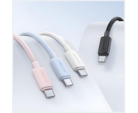 USAMS Kabel US-SJ691 60W USB-C do USB-C 1m biały - 1569112 - zdjęcie 4