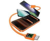 USAMS Kabel PD 60W USB-C/USB-C 1,2m pomarańczowy - 1569113 - zdjęcie 8