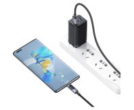 USAMS Kabel 66W 6A Fast Charging USB-C do USB-A 1,2m stalowy - 1569022 - zdjęcie 7
