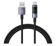 Kabel USB USAMS Kabel 66W 6A Fast Charging USB-C do USB-A 1,2m stalowy