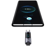 USAMS Kabel 66W 6A Fast Charging USB-C do USB-A 1,2m stalowy - 1569022 - zdjęcie 4