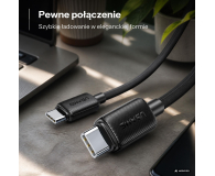 USAMS Kabel US-SJ691 60W USB-C do USB-C 1m czarny - 1569097 - zdjęcie 2