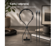 USAMS Kabel 100W Fast Charging z masażerem czarny - 1569103 - zdjęcie 2