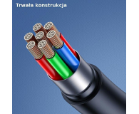 USAMS Kabel U68 USB-C 2A Fast Charge 1m niebieski SJ501USB03 - 1569025 - zdjęcie 2