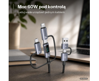 USAMS Kabel 6w1 Fast charging 60W 1,2m Data Cable - 1569099 - zdjęcie 2