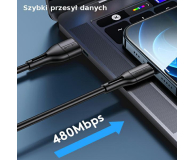 USAMS Kabel U68 USB-C 2A Fast Charge 1m niebieski SJ501USB03 - 1569025 - zdjęcie 6