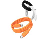 USAMS Kabel 60W 3A Silicone Fast Charging USB-C do USB-C czarny - 1569005 - zdjęcie 4