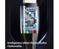 USAMS Kabel U35 microUSB 2A Fast Charge 1m czarny SJ365USB01 - 1569023 - zdjęcie 4