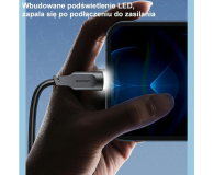 USAMS Kabel lightning 2,4A 1,2m Fast Charging purpurowy - 1569060 - zdjęcie 4