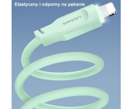 USAMS Kabel lightning 2,4A 1,2m Fast Charging purpurowy - 1569060 - zdjęcie 7