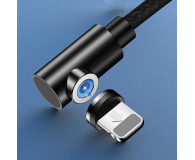 USAMS Kabel lightning 1m kątowy magnetyczny czerwony - 1569080 - zdjęcie 3