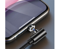 USAMS Kabel lightning 1m kątowy magnetyczny czerwony - 1569080 - zdjęcie 5