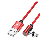 USAMS Kabel lightning 1m kątowy magnetyczny czerwony - 1569080 - zdjęcie 1