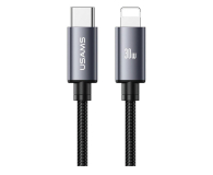 USAMS Kabel U91 30W USB-C do Lightning 1m stalowy - 1569090 - zdjęcie 1