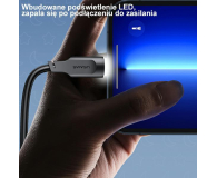 USAMS Kabel USB-C na USB-C 100W 1,2mPort Display purpurowy - 1569044 - zdjęcie 5