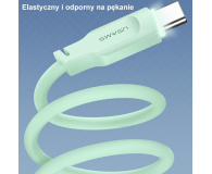 USAMS Kabel USB-C/USB-C 100W 1,2m Port Display zielony - 1569062 - zdjęcie 10