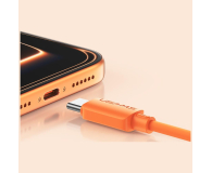 USAMS Kabel 30W 3A Silicone USB-C do Lightning pomarańczowy - 1569042 - zdjęcie 16