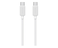 USAMS Kabel KY Series US-SJ696 60W USB-C do USB-C 2m biały - 1569045 - zdjęcie 1