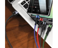 USAMS Kabel pleciony 1,2m 2A (2xlightning/microUSB/USB-C) - 1569053 - zdjęcie 3