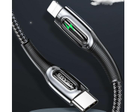 USAMS Kabel pleciony C/Lightning Smart Power-off 20W 1,2m zielony - 1568990 - zdjęcie 3
