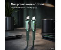 USAMS Kabel pleciony C/Lightning Smart Power-off 20W 1,2m zielony - 1568990 - zdjęcie 2