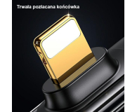 USAMS Kabel kątowy USB-C/Lightning PD 20W Fast Charge 1,2m czarny - 1568993 - zdjęcie 8