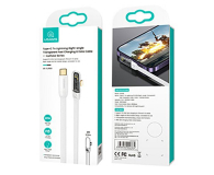 USAMS Kabel kątowy USB-C/Lightning PD 20W Fast Charging 1,2m biały - 1568986 - zdjęcie 10