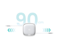 USAMS Kabel rozwijany z pudełkiem MicroUSB/USB-C/Light 60W fiolet - 1568991 - zdjęcie 3